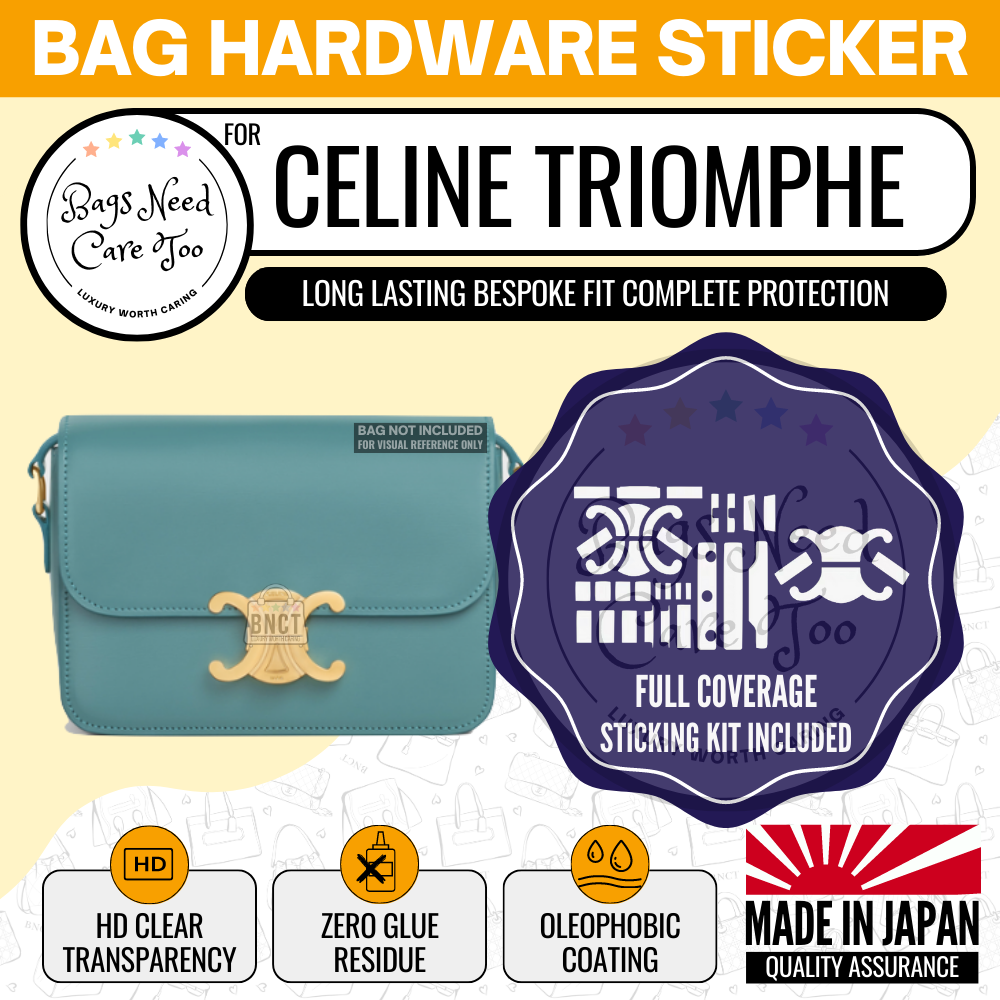 𝐁𝐍𝐂𝐓👜]💛 Celine Triomphe Bag Hardware Protective Sticker Film –  BAGNEEDCARETOO