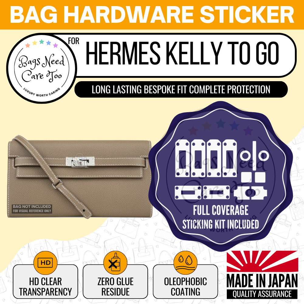 𝐁𝐍𝐂𝐓👜]💛 Hermes Depeches Bag Hardware Protective Sticker Film –  BAGNEEDCARETOO