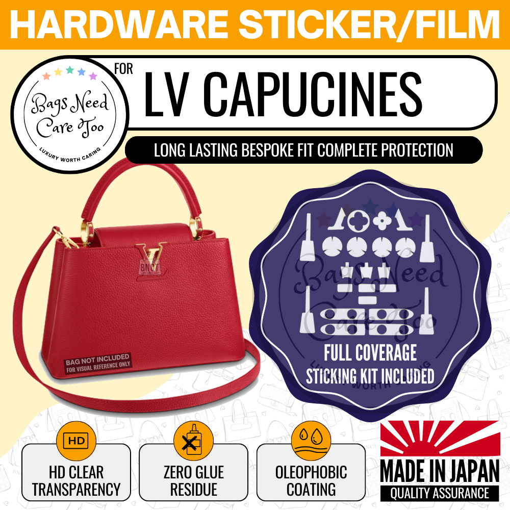 𝐁𝐍𝐂𝐓👜]💛 LV Capucines Mini/BB Bag Hardware Protective Sticker