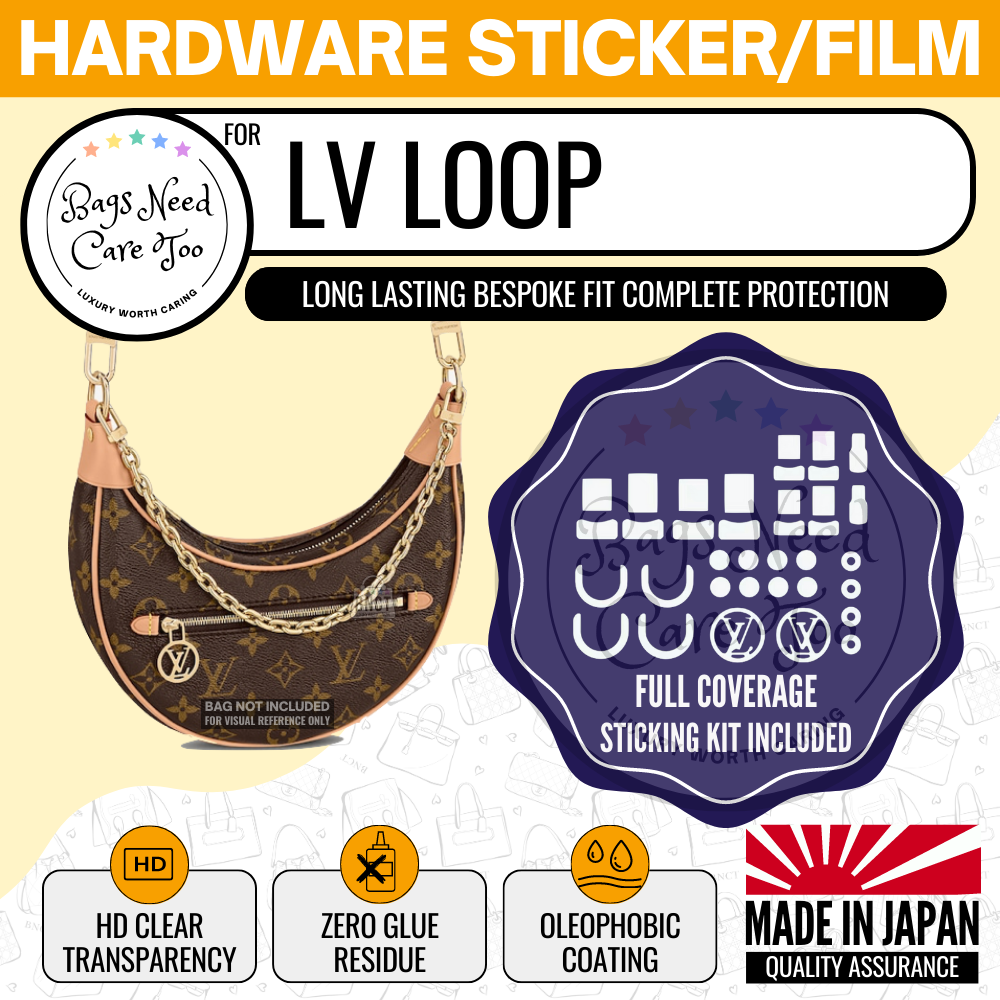 𝐁𝐍𝐂𝐓👜]💛 LV Loop Bag Hardware Protective Sticker Film