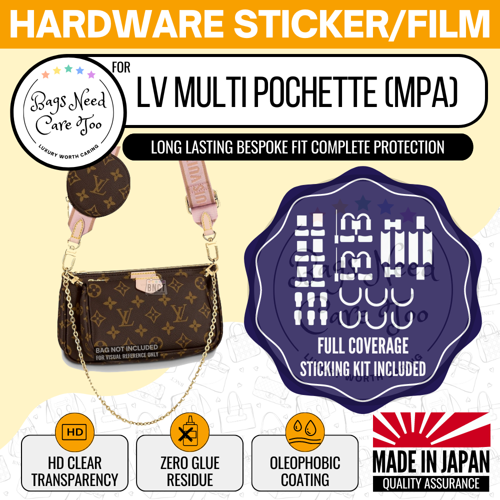 𝐁𝐍𝐂𝐓👜]💛 LV Multi Pochette Accessories Bag Hardware