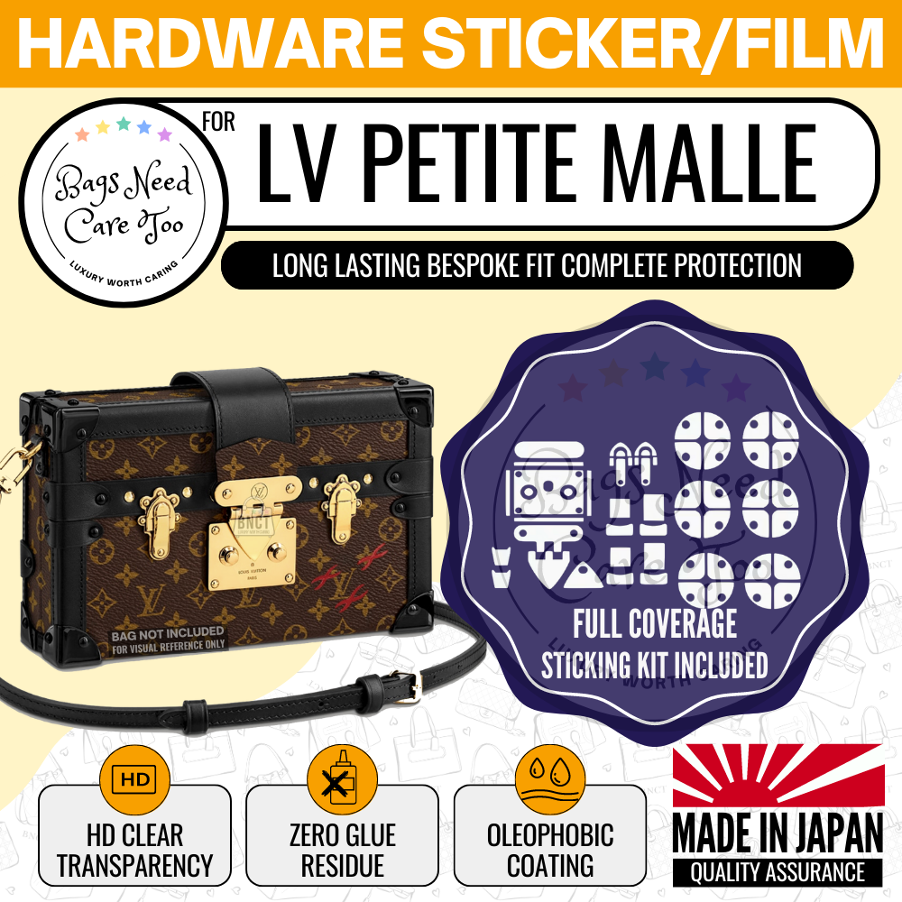 𝐁𝐍𝐂𝐓👜]💛 LV Petite Malle Bag Hardware Protective Sticker Film