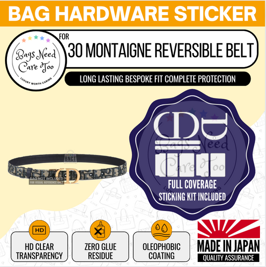Dior 30 Montaigne Reversible Belt stickers Hardware Protective Sticker