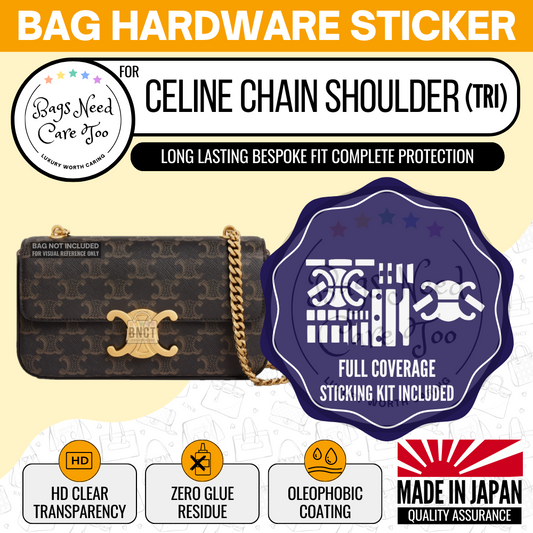 Celine Chain Shoulder Bag Triomphe Hardware Protective Sticker