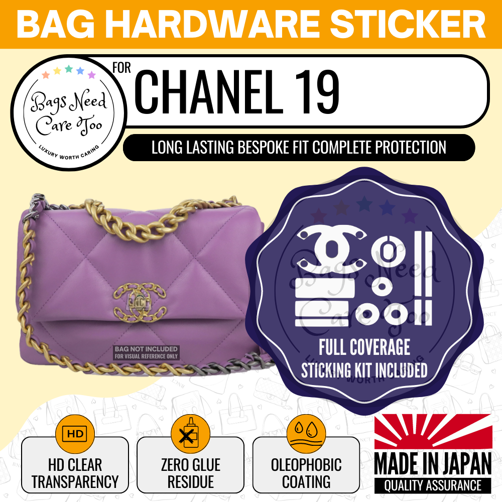 𝐁𝐍𝐂𝐓👜]💛 Chanel 19 Bag Hardware Protective Sticker Film