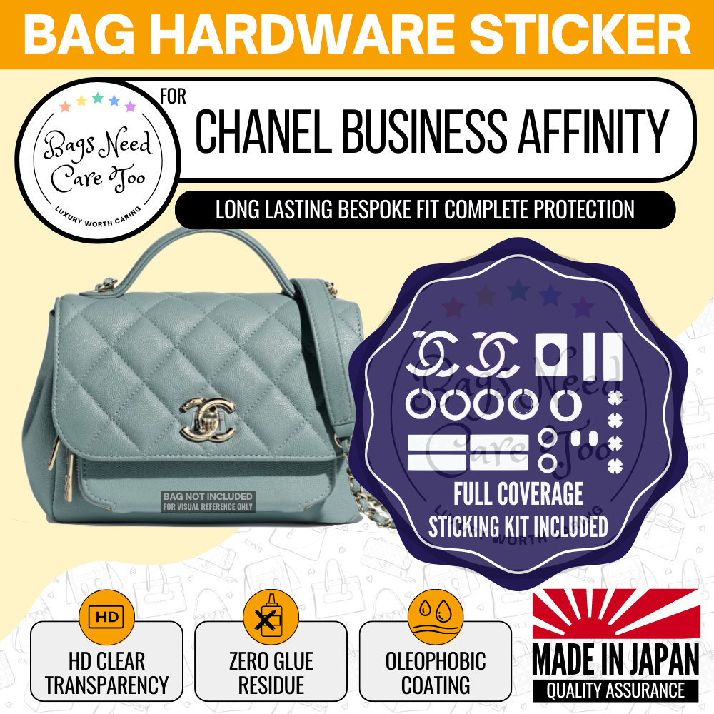 𝐁𝐍𝐂𝐓👜]💛 Chanel Business Affinity Flap Bag Hardware Protective Sticker  Film – BAGNEEDCARETOO