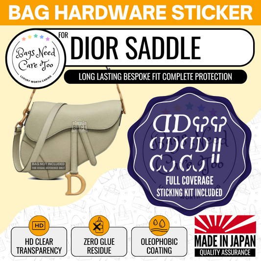 Dior Saddle Bag Hardware Protective Sticker