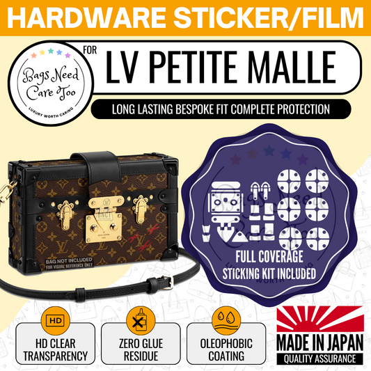 LV Petite Malle Bag Hardware Protective Sticker
