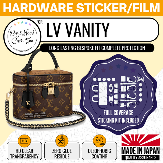 Hardware Protector for Large Zipper Pull on Louis Vuitton Bags 