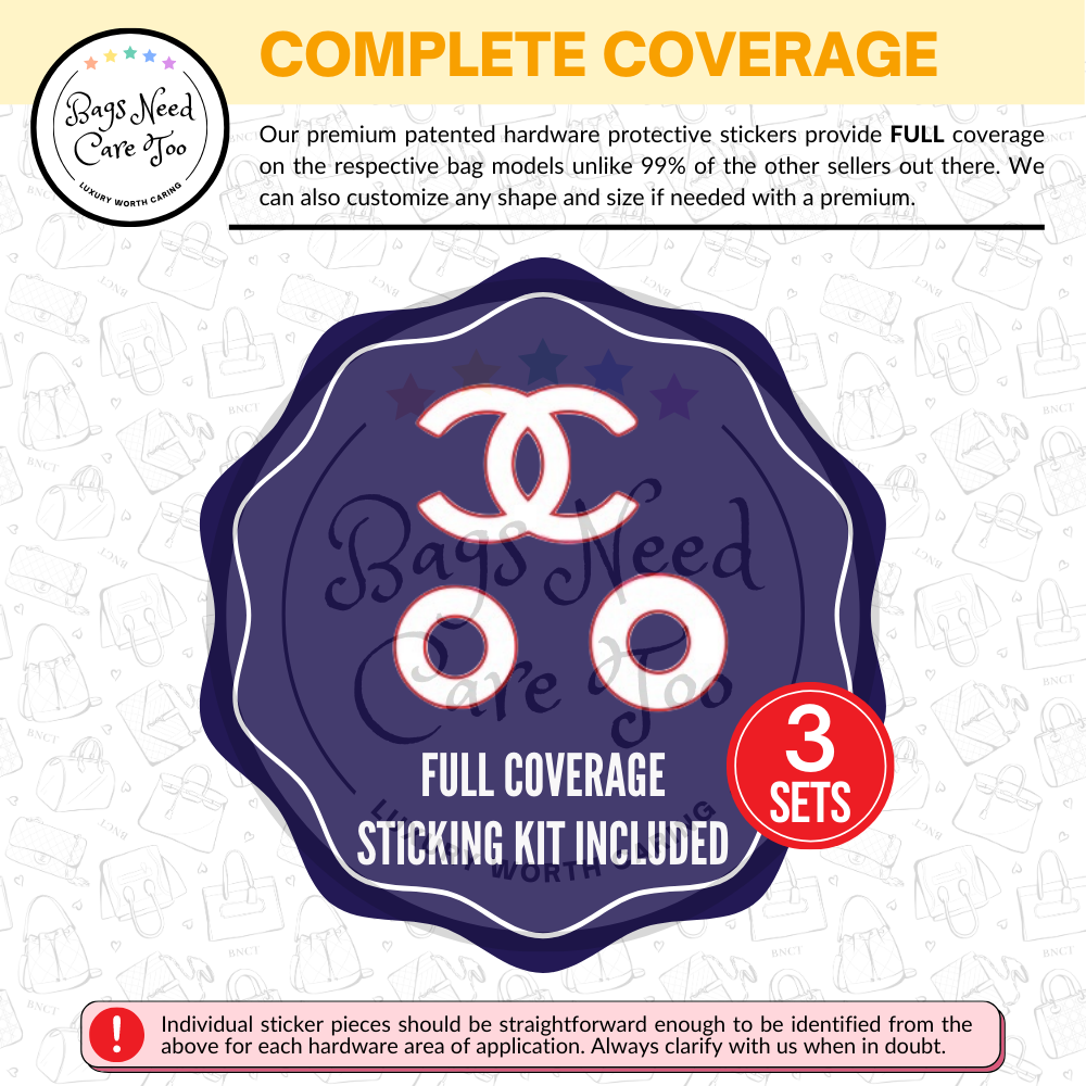 Chanel Classic Wallet/Cardholder Hardware Protective Sticker