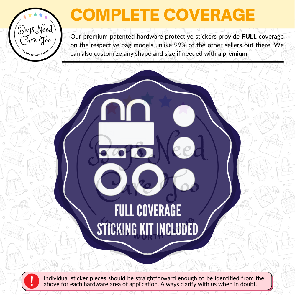 Hermes Herbag Hardware Protective Sticker